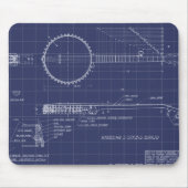 Vintag American String Banjo Mousepad (Vorne)