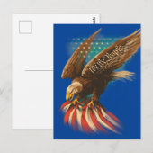 Vintag Americana Postkarte (Vorne/Hinten)