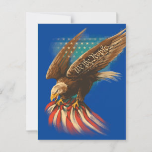 Vintag Americana Postkarte