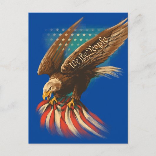 Vintag Americana Postkarte (Vorderseite)