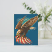 Vintag Americana Postkarte (Stehend Vorderseite)