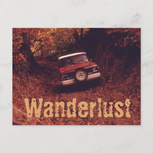 Vintag Americana Wanderlust Postkarte