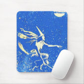 Vintag Andrew Lang Blue Fairy Märchenmaus Mousepad (Mit Mouse)