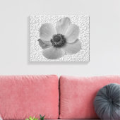 Vintag Anemone Canvas Print Leinwanddruck (Insitu (Wohnzimmer))