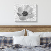 Vintag Anemone Canvas Print Leinwanddruck (Insitu (Schlafzimmer))