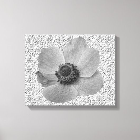 Vintag Anemone Canvas Print Leinwanddruck (Vorderseite)