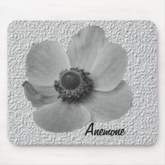 Vintag Anemone Personalisiert Mousepad (Vorne)
