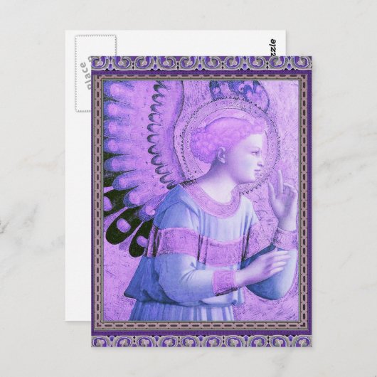 Vintag Angel Artwork Postkarte (Vorne/Hinten)