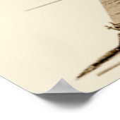 Vintag Angel Illustration Poster (Ecke)