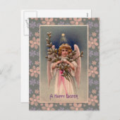 Vintag Angel Oaster Gruß Feiertagspostkarte (Vorne/Hinten)
