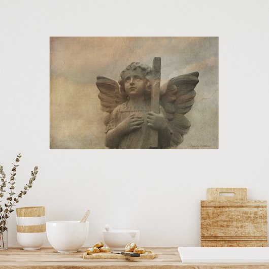 Vintag Angel Poster (Küche)