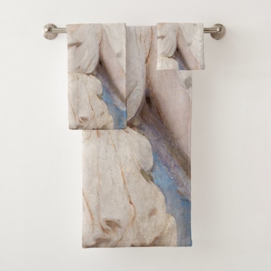 Vintag Angel Print - Abbott Handerson Thayer Badhandtuch Set (Insitu)