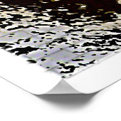 Vintag Angelic Statue Face Grunge Poster (Ecke)