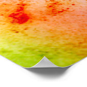 Vintag Angelic Statue Face Grunge Poster (Ecke)