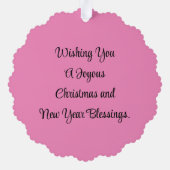 Vintag Angels Paper Ornament Card Karte (Rückseite)