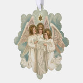 Vintag Angels Paper Ornament Card Karte (Linke Ecke)