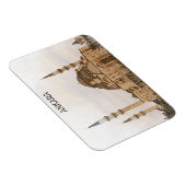 Vintag Ankara Türkei Kocatepe Moschee View Magnet (Rechte Seite)