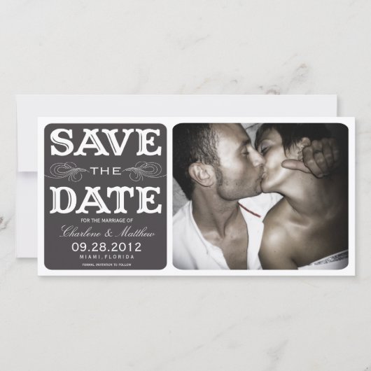 VINTAG | Ankündigung Datum freihalten (Vorderseite)