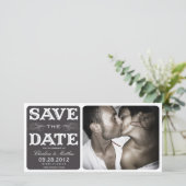 VINTAG | Ankündigung Datum freihalten (Stehend Vorderseite)