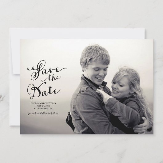 Vintag Ankündigung Datum freihalten (Vorderseite)