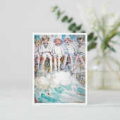 Vintag Anne Anderson The Jetty Postkarte (Stehend Vorderseite)