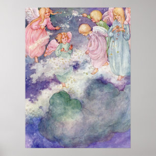 Vintag Anne Anderson The Milky Way Poster
