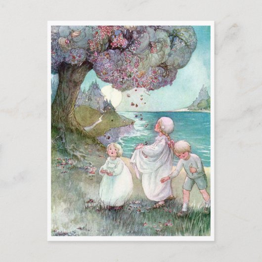 Vintag Anne Anderson The Sugarplum Tree Postkarte (Vorderseite)