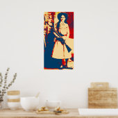 Vintag Annie Oakley Oil Grunge Poster (Küche)