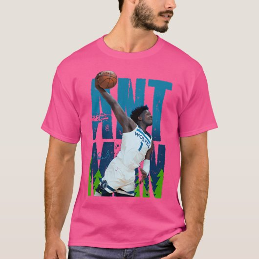 Vintag Anthony Edwards Kids T-Shirt (Vorderseite)