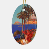 Vintag Antibes Cote D'Azur Keramikornament (Links)