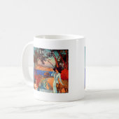 Vintag Antibes Cote D'Azur Travel Kaffeetasse (Vorderseite Links)