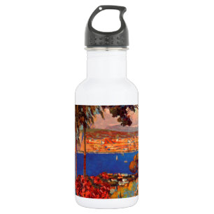 Vintag Antibes Cote D'Azur Travel Trinkflasche