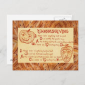 Vintag-antik1909 Erntedank Postkarte (Vorne/Hinten)