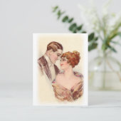 Vintag antike romantische Paare Karten und Geschen (Stehend Vorderseite)