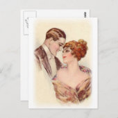 Vintag antike romantische Paare Karten und Geschen (Vorne/Hinten)