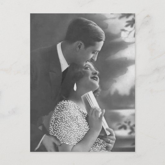 Vintag antike romantische Paare Karten und Geschen (Vorderseite)