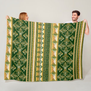 Vintag antiker Stil - nahtloses Muster 1 Fleecedecke