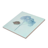 Vintag antikes Blaues Hydrangea Land Floral Fliese (Seite)