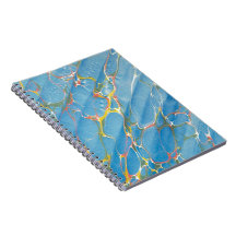 Vintag antikes blaues Marmorpapier, Leser, Schrift