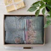 Vintag antikes Rustikales Altauto Seidenpapier (Geschenk)