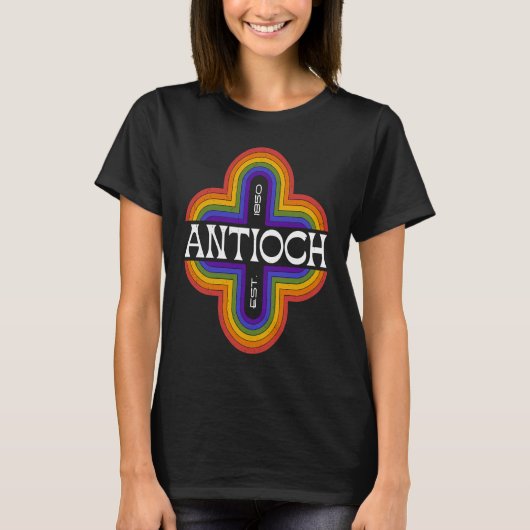 Vintag Antioch California 1850 Souvenir T-Shirt (Vorderseite)