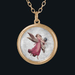 *~* Vintag AP40 Klassische Engel Rettete die Kinde Vergoldete Kette<br><div class="desc">(Suche nach AP40 für ähnliche Designs) Transfer zu anderen Produkten, wenn Sie möchten. Vintages ROUND Gold RETTETE THE KILDREN NECKLACE mit der süßen klassischen Kunst eines jungen Mädchens Angel Rettung eines Kindes. * Energetisch Enhanced Romantik Vintag Retro Antique ANGEL Imitate Glitzer Diamant Pflasterboden. Ein Engel mit rosa Kleid RETTEND einem...</div>