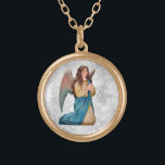 *~* Vintag AP40 Klassisches Angel Kneeling Gebet Vergoldete Kette<br><div class="desc">(Suche nach AP40 für ähnliche Designs) Transfer zu anderen Produkten, wenn Sie möchten. Vintages ROUND Gold Design mit süsse klassische Kunst einer jungen ANGEL KNEELING PRAYING . * Energetisch Enhanced Romantic Vintag Retro Antique ANGEL Imitate Glitzer Diamant Background. ANGEL KNEELING und PRAYING mit einem silbernen Glitzer Hintergrund. — Seit 2001...</div>