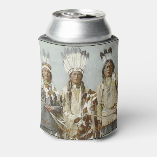 "Vintag-Apache-Spielkarten" Dosenkühler (Kanne Rückseite)