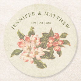 Vintag Apple Blossom | Cheers Wedding Untersetzer
