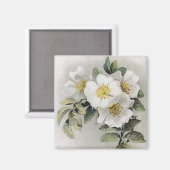 Vintag Apple Blossom Magnet (Vorderseite/Rückseite)