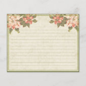 Vintag Apple Blossom | Rezept Card (Rückseite)