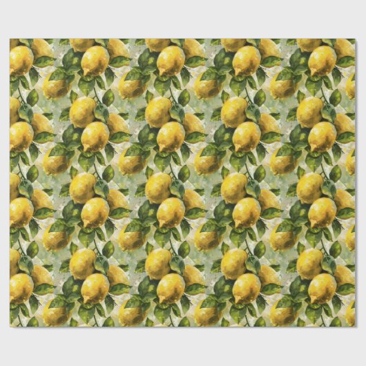 Vintag, Aquarellfarben Geschenkpapier (Flach)