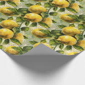 Vintag, Aquarellfarben Geschenkpapier (Ecke)