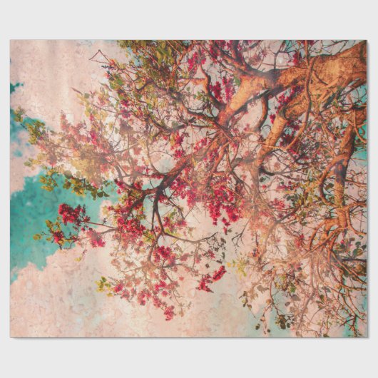 Vintag Arbor Geschenkpapier (Flach)